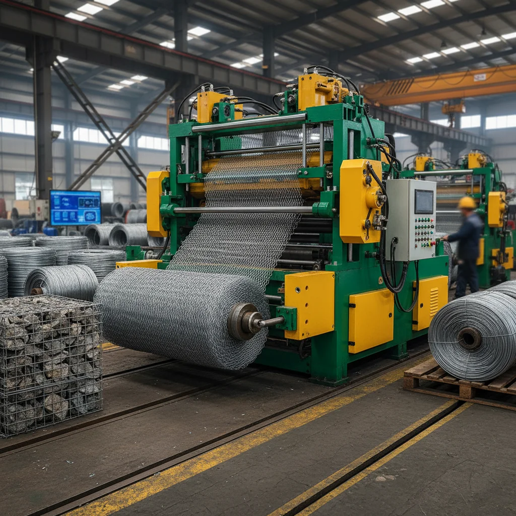 High Efficiency Industrial Gabion Wire Mesh Machine Guide