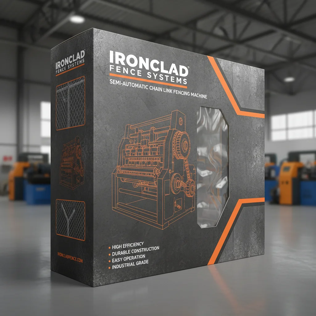 Maximize Efficiency with a Semi Automatic Chain Link Fencing Machine