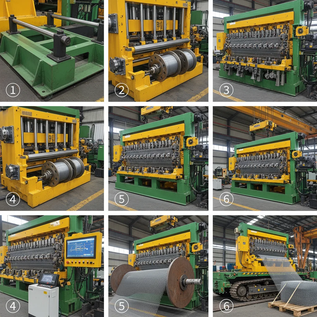 High Performance Industrial Hexagonal Wire Mesh Machine Guide