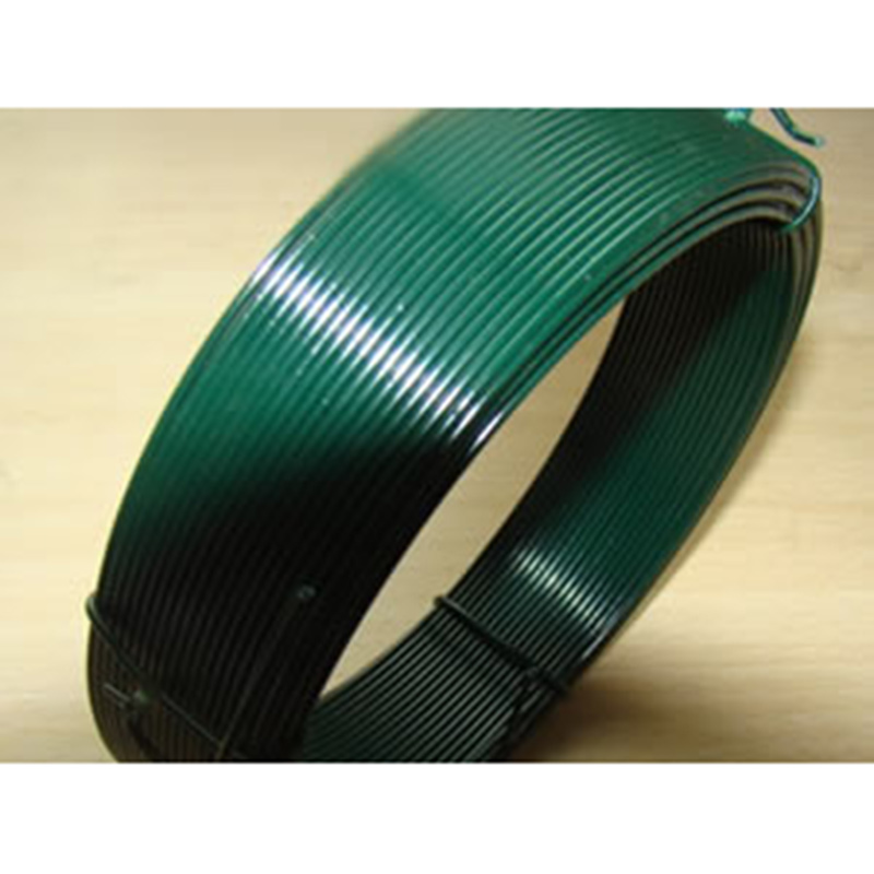 Fil torsadé de jardin plat enduit de PVC flexible