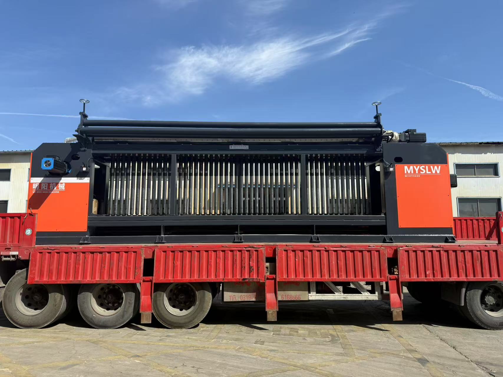 PLC重量型蛇籠金網機1台出荷予定