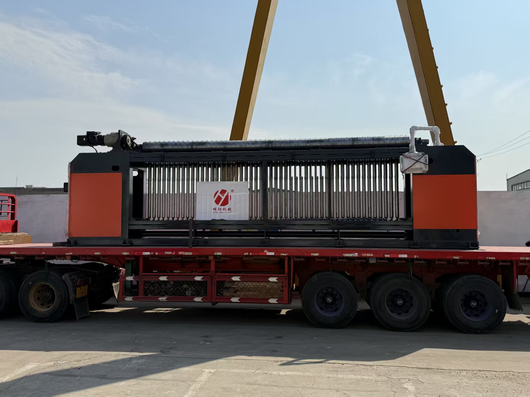 PLC heavy type gabion wire mesh machine Shipping out