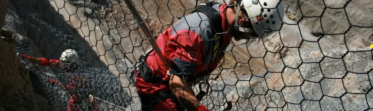 Draadgaas voor kolenmijnen