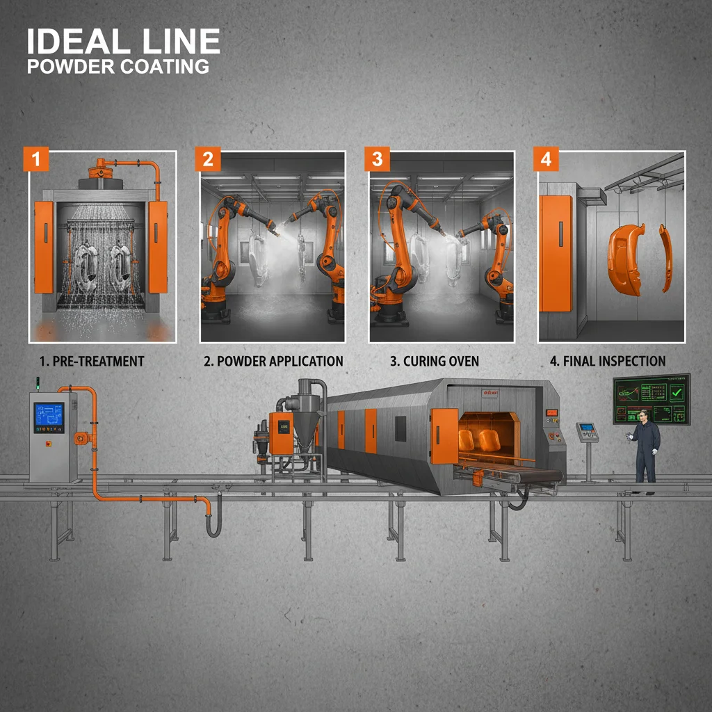 Comprehensive Guide to Building an Ideal Line Powder Coating System