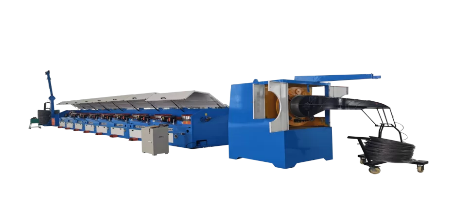 PLC Automatic Straight-Line Wire Drawing Machine For Enhanced Production!