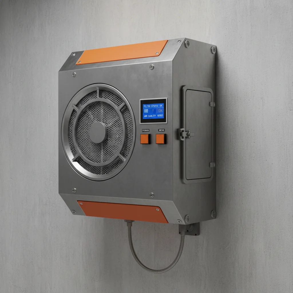 Wall Mounted HEPA Air Purifiers for Construction Site Health and Productivity