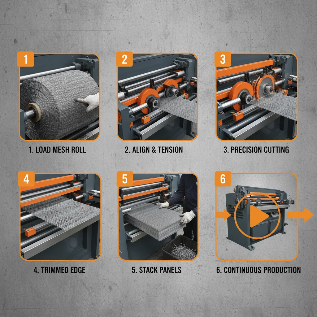 Optimizing Wire Mesh Production with a High Performance Wire Mesh Trimming Machine