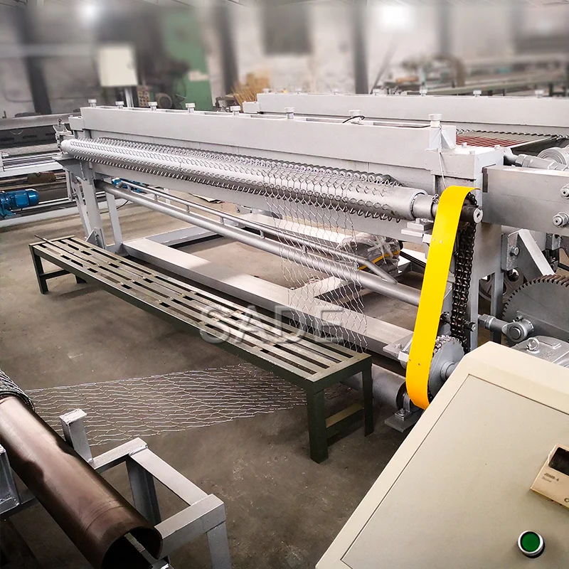 Horizontal Type Hexagonal Wire Mesh Machine