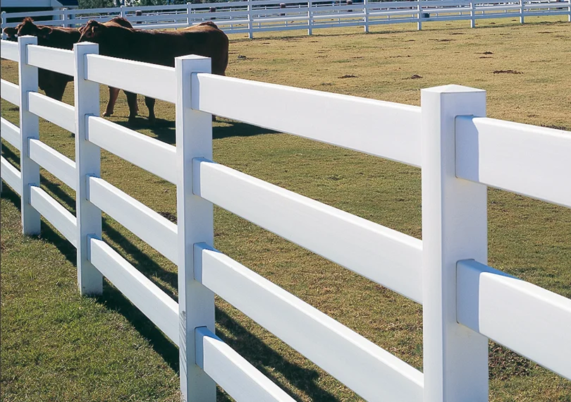 Clôture pour chevaux en PVC robuste