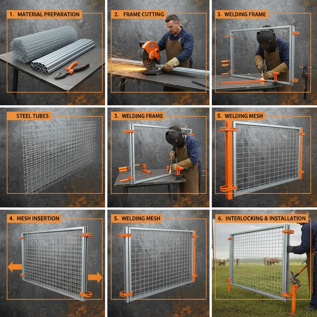 Durable Sheep Fence Panels for Secure Livestock Management