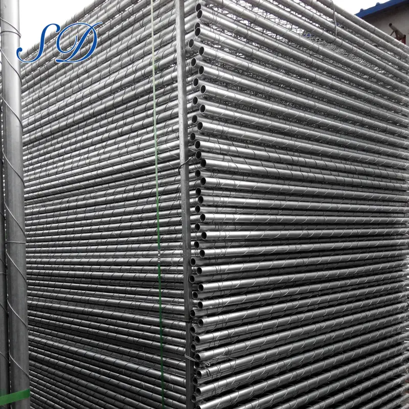 American galvanized 6x12ft chain link temporary mesh fence panel