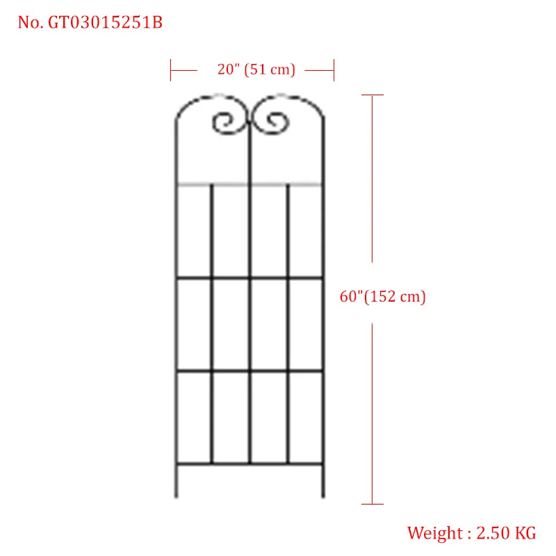 Black Iron Trellis for Potted Plant Support Butterfly Metal Trellis for Climbing Roses Vine Flower