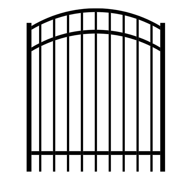 Design decorative wrought iron fence steel fence metal fence