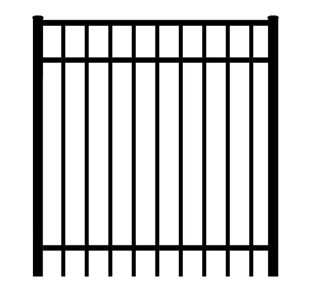 Design decorative wrought iron fence steel fence metal fence