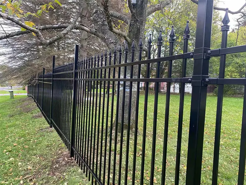 Enhance Your Outdoor Space with Our Decorative Black Fence Panels