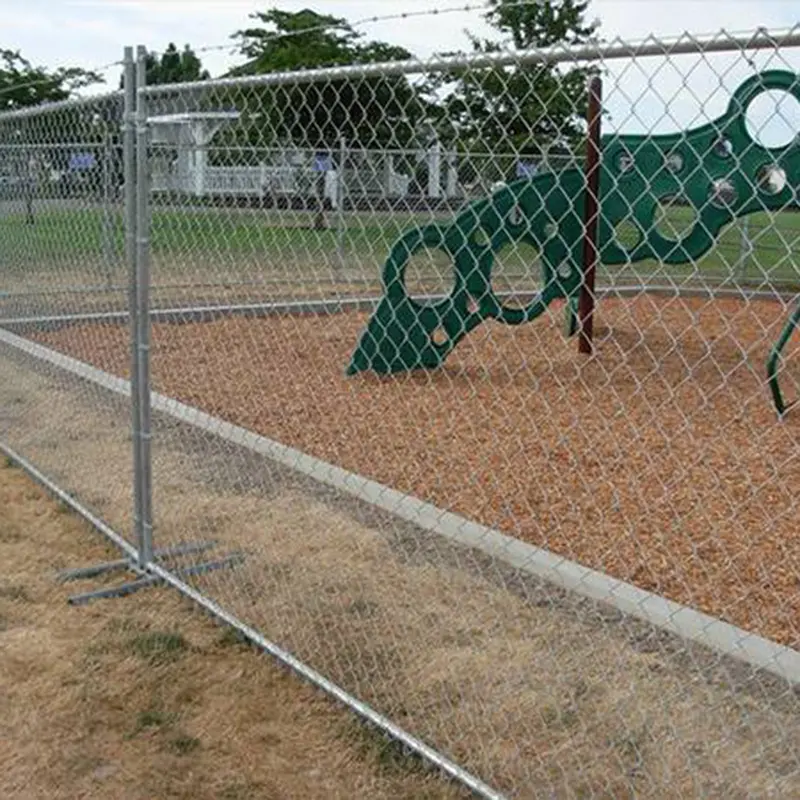 Fence Temporary USA Popular Galvanized Chain Link Temporary Fence Panelse
