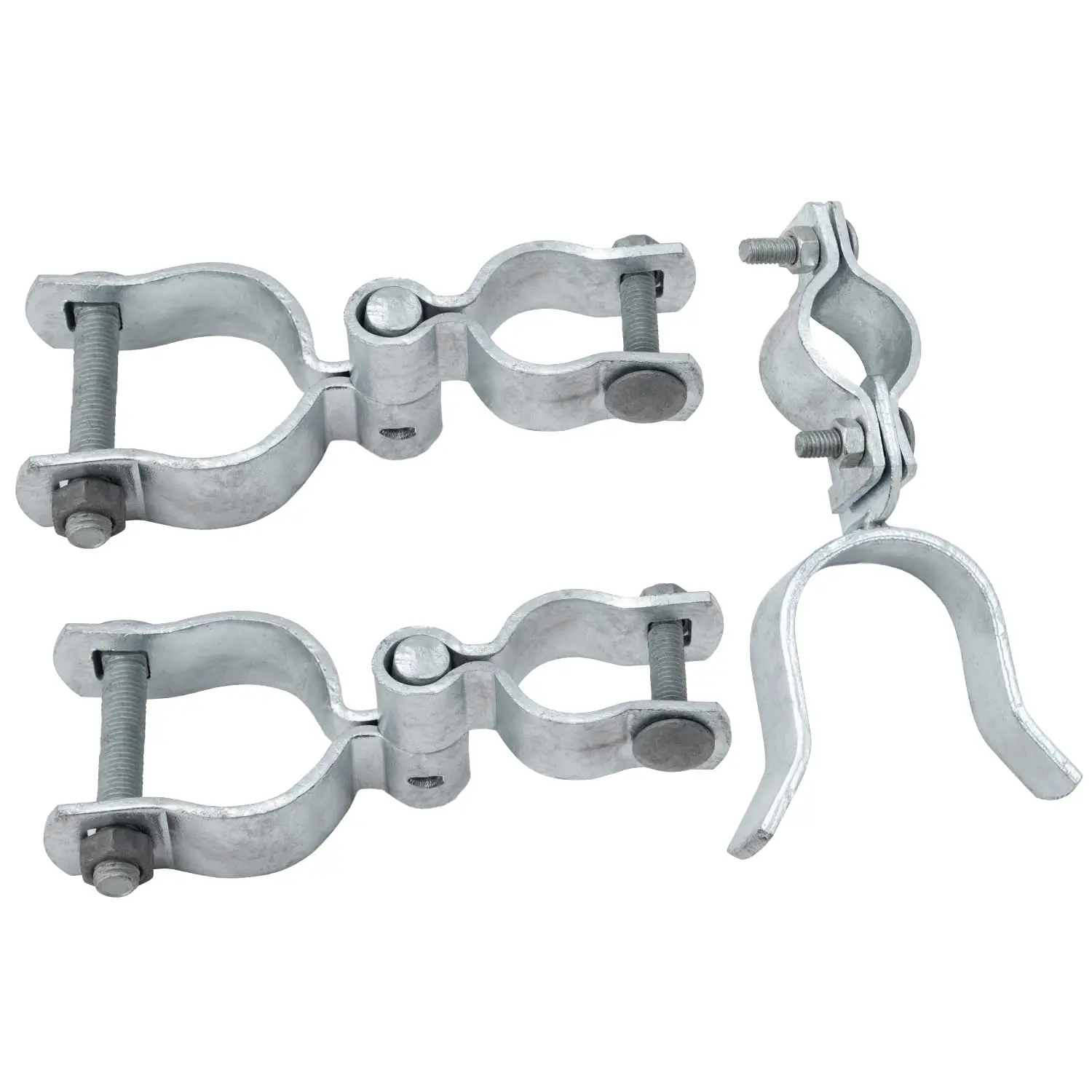 Galvanized chain link fence system