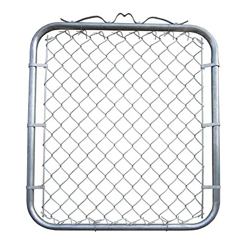 Galvanized chain link fence system