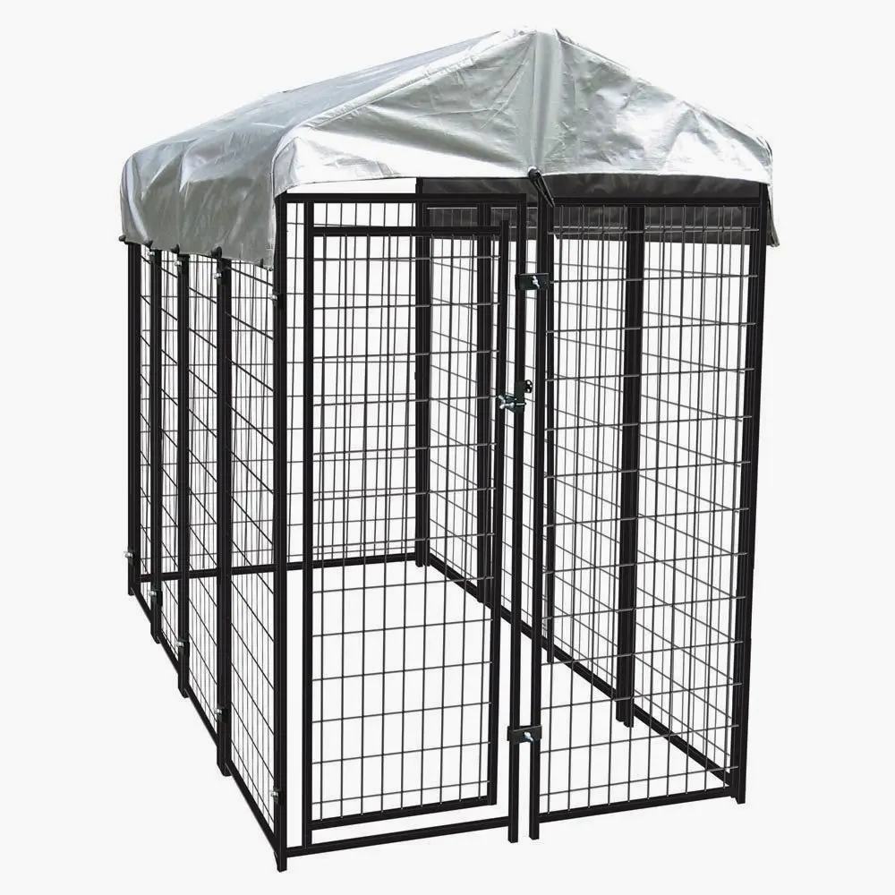 Galvanized Waterproof Animal Run Cage Outdoor Kennel Dog Kennel
