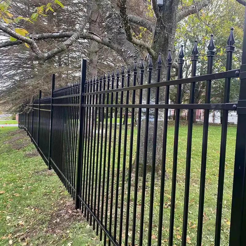 High Quality Ornamental Wrought Iron Steel Fence Panel
