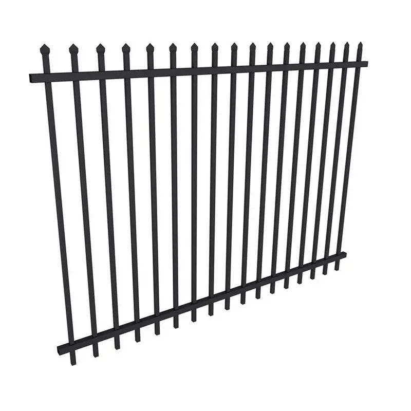 Home Garden Ornamental Black Decorative Steel Fence panel