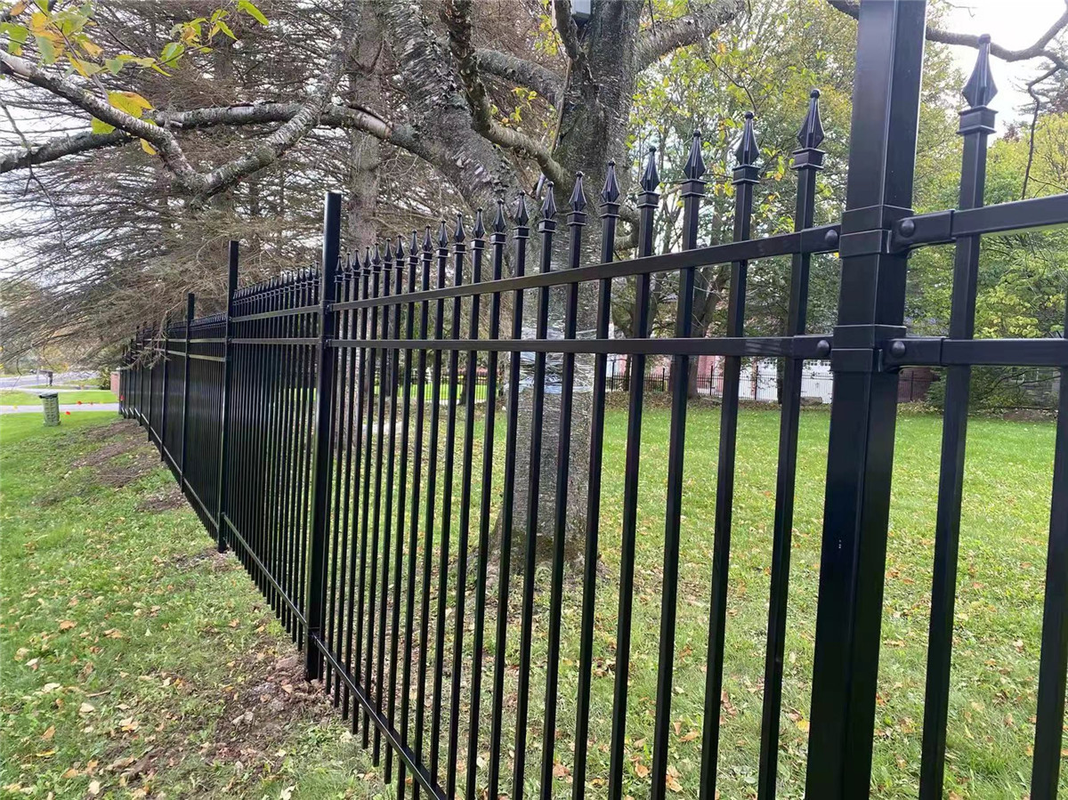 High Quality Ornamental Wrought Iron Steel Fence Panel0