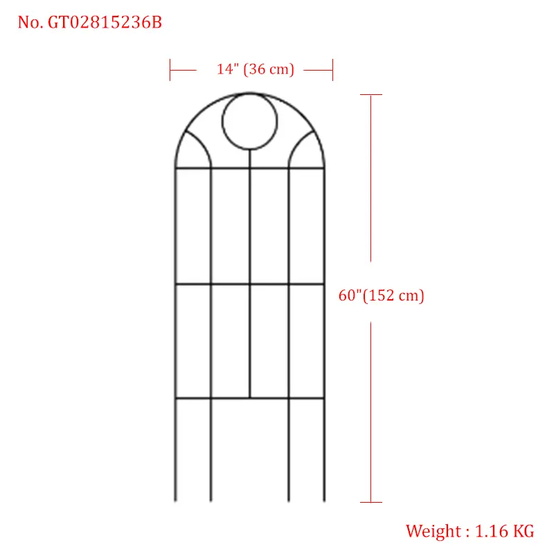 Metal Garden Trellis with Black Coating, Wire Lattice Grid Panel for Climbing Plants Outdoor Roses Vine Cucumbers Vegetables Flower Support