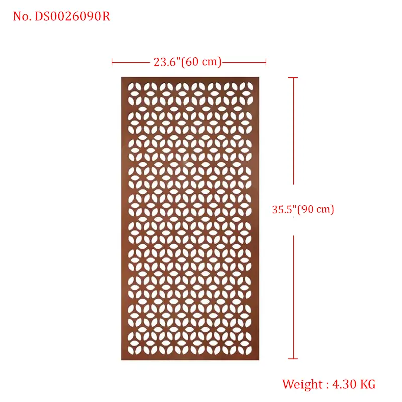 Metal Tree design Decorative Garden Screen