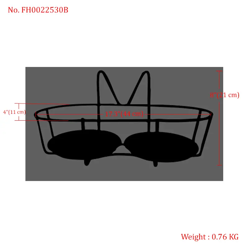 Round Hanging Plant Stand Easy to Install for Home Garden Office Decor (White & Black)