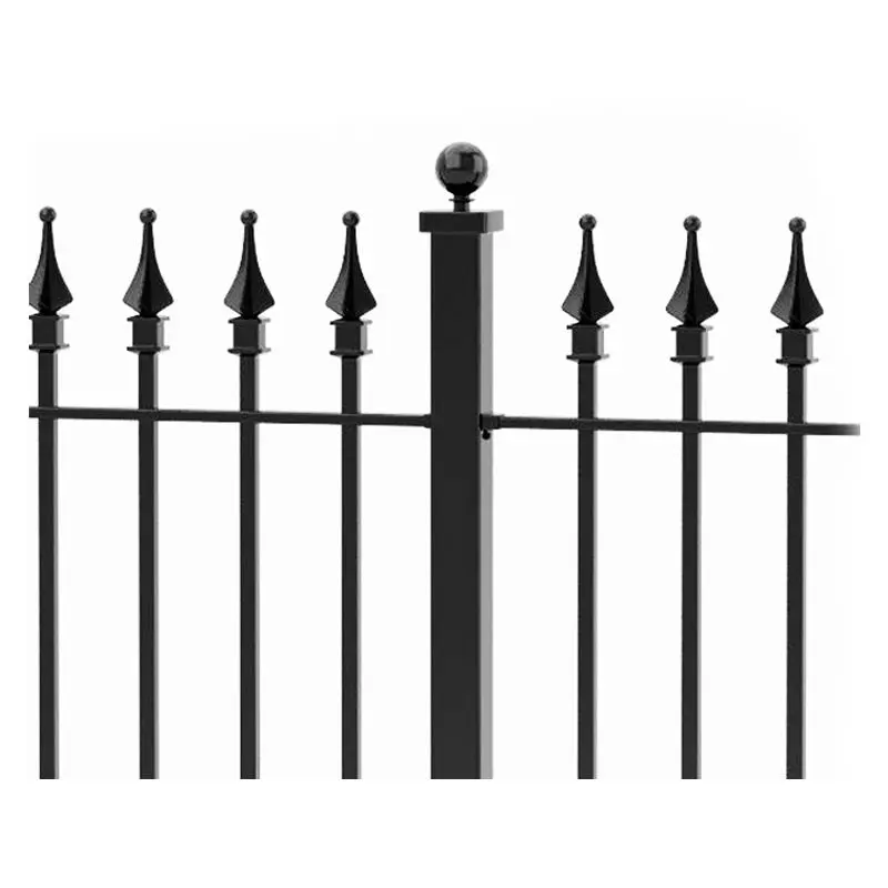 Spear Top Metal Fence Panelsornamental Wrought Iron Fencing