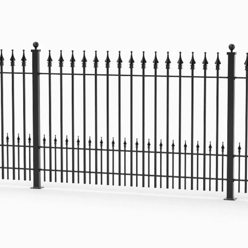 Spear Top Metal Fence Panelsornamental Wrought Iron Fencing