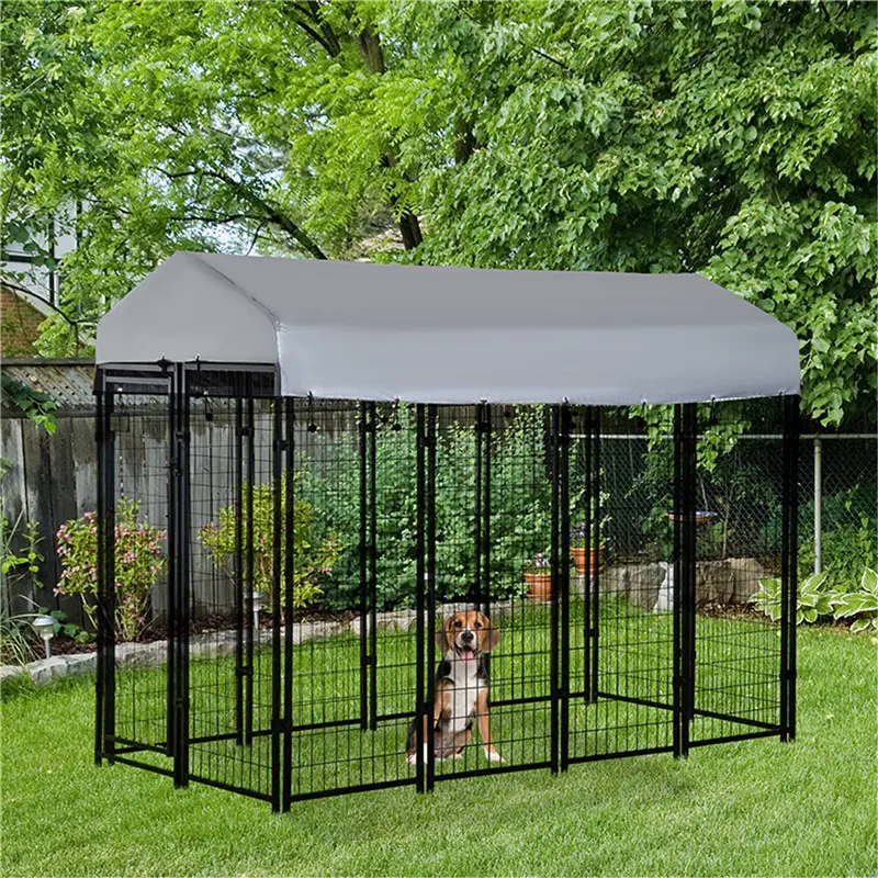 Steel Welded Wire Mesh Dog Kennel Outdoor