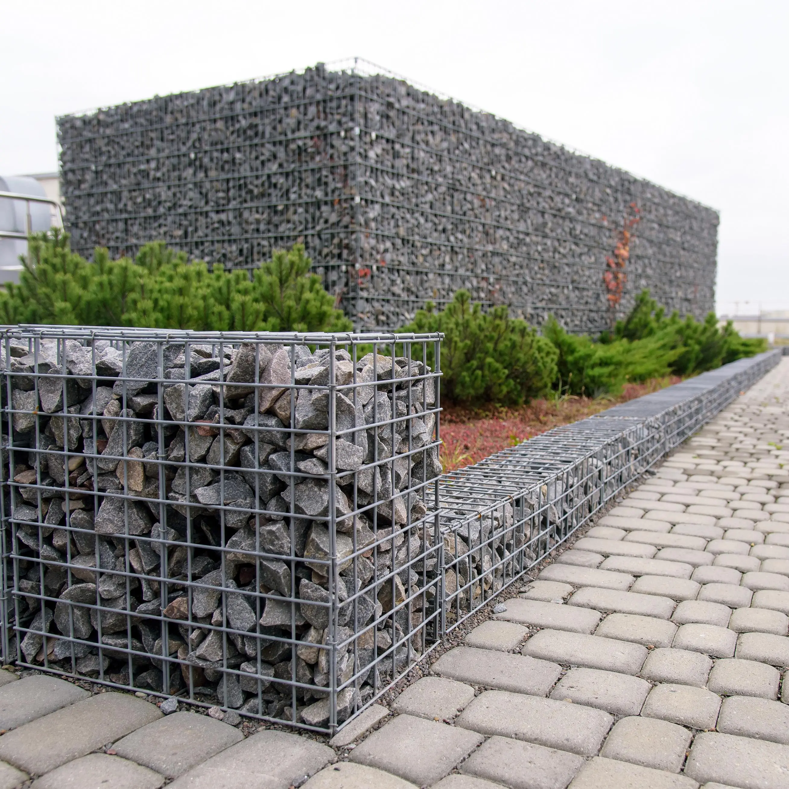 Stone Gabion Cages Galvanized Welded Gabion Box