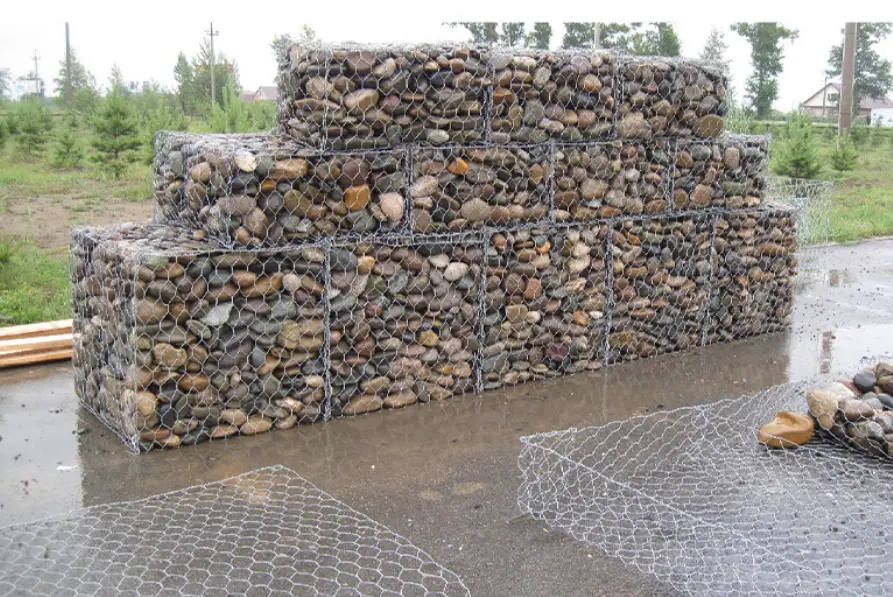 Stone Gabion Cages Galvanized Welded Gabion Box