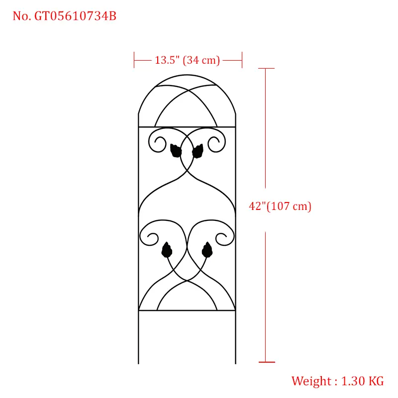 Trellis for Climbing Plants Outdoor,, Generic Metal Garden Trellis, Rustproof, Easy Assembly