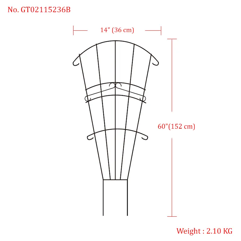 Trellis for Potted Plants, Metal Garden Trellis for Climbing Plants Outdoor, Indoor Plant Trellis Black Coated Flower Pot Trellis for Climbing Plants Houseplants Vine Ivy