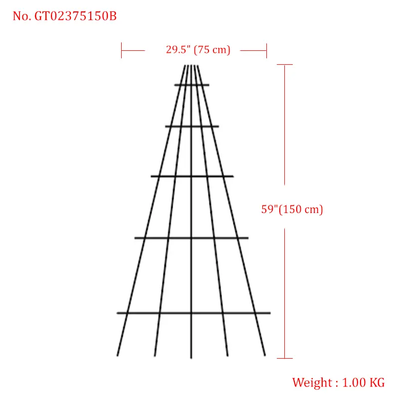 Trellis for Potted Plants, Metal Garden Trellis for Climbing Plants Outdoor, Indoor Plant Trellis Black Coated Flower Pot Trellis for Climbing Plants Houseplants Vine Ivy