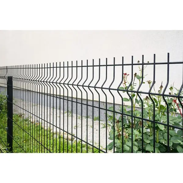 welded curved welded metal outdoor wire mesh 3d fence panel
