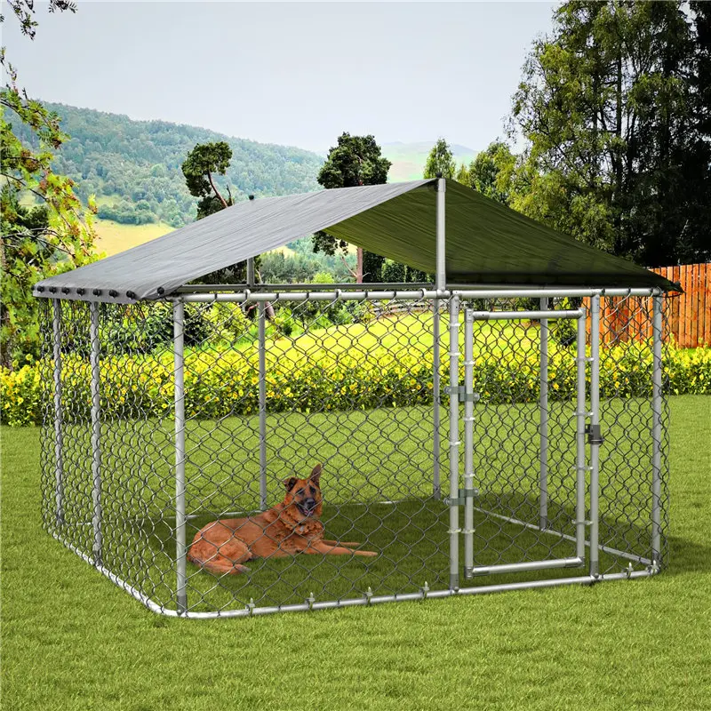 Wholesale Outdoor Large Iron Fence Chain Link Dog Kennel