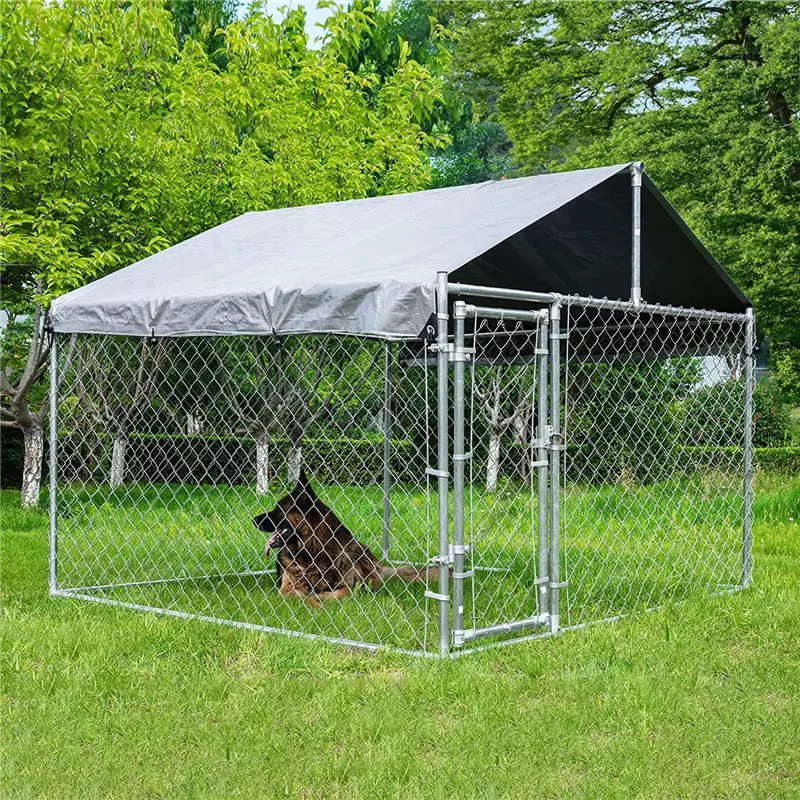 Wholesale Outdoor Large Iron Fence Chain Link Dog Kennel
