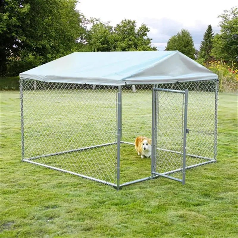 Wholesale Outdoor Large Iron Fence Chain Link Dog Kennel