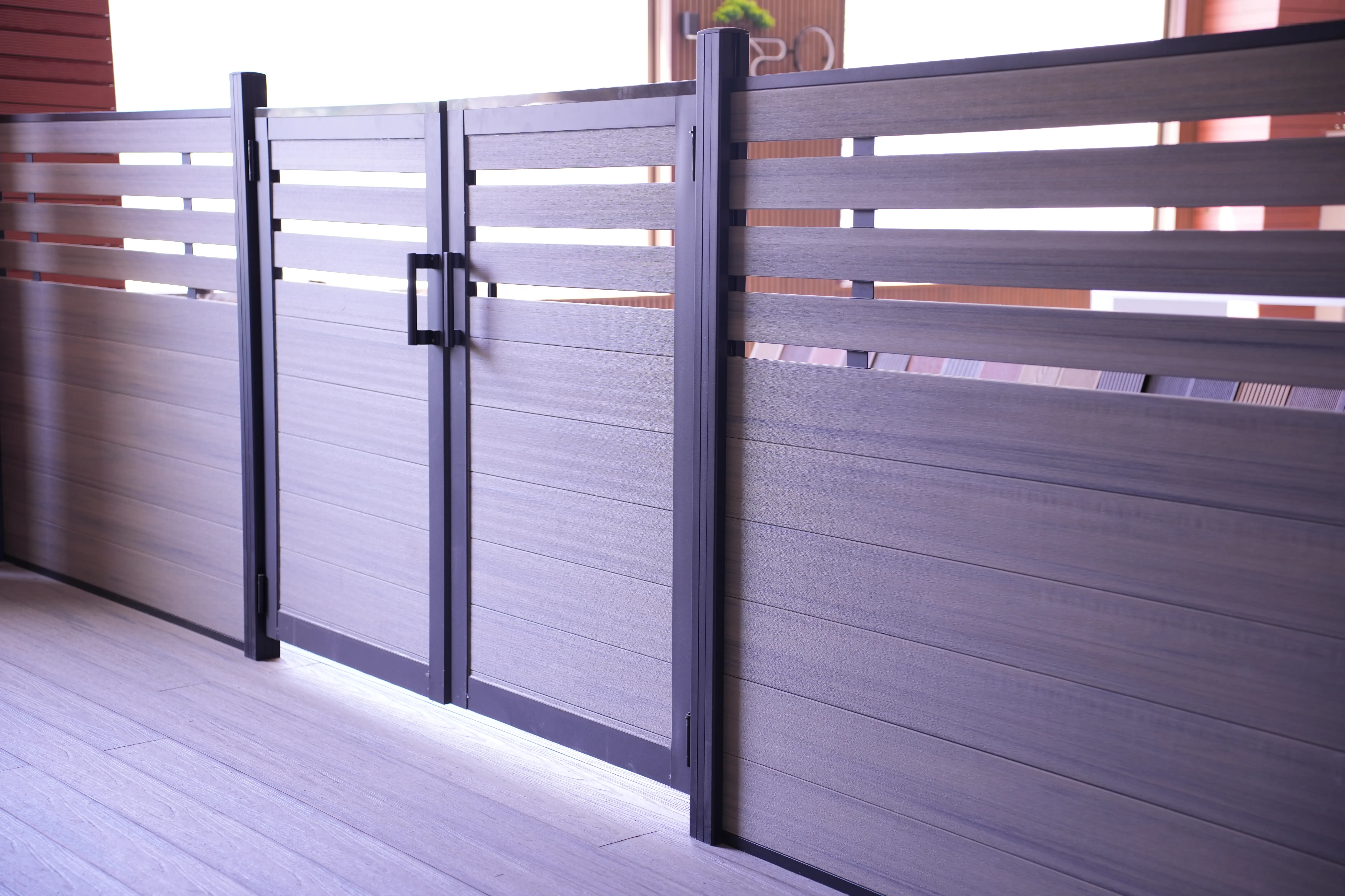 WPC wall panel wood plastic composite outdoor fence panel