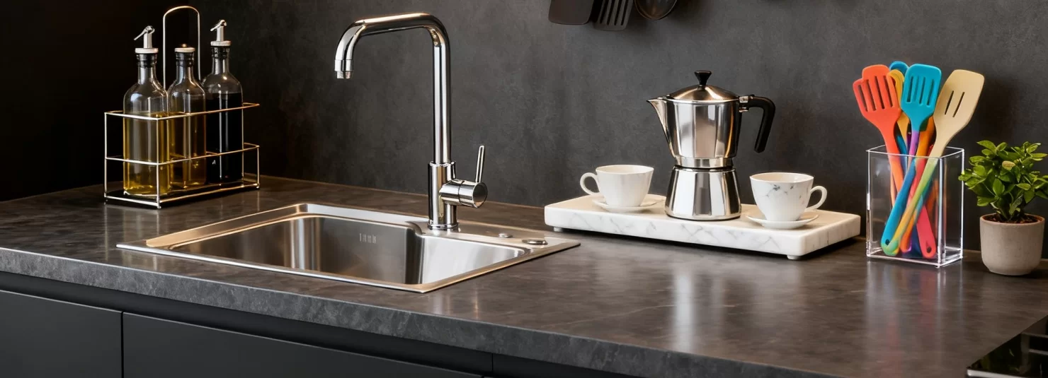 black kitchen sink single bowl