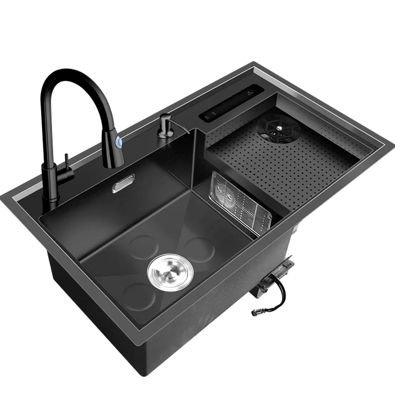Smart Single Kitchen Sink – Advanced Purification Technology of Vegetable and Fruit