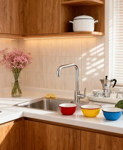 deep single bowl kitchen sink