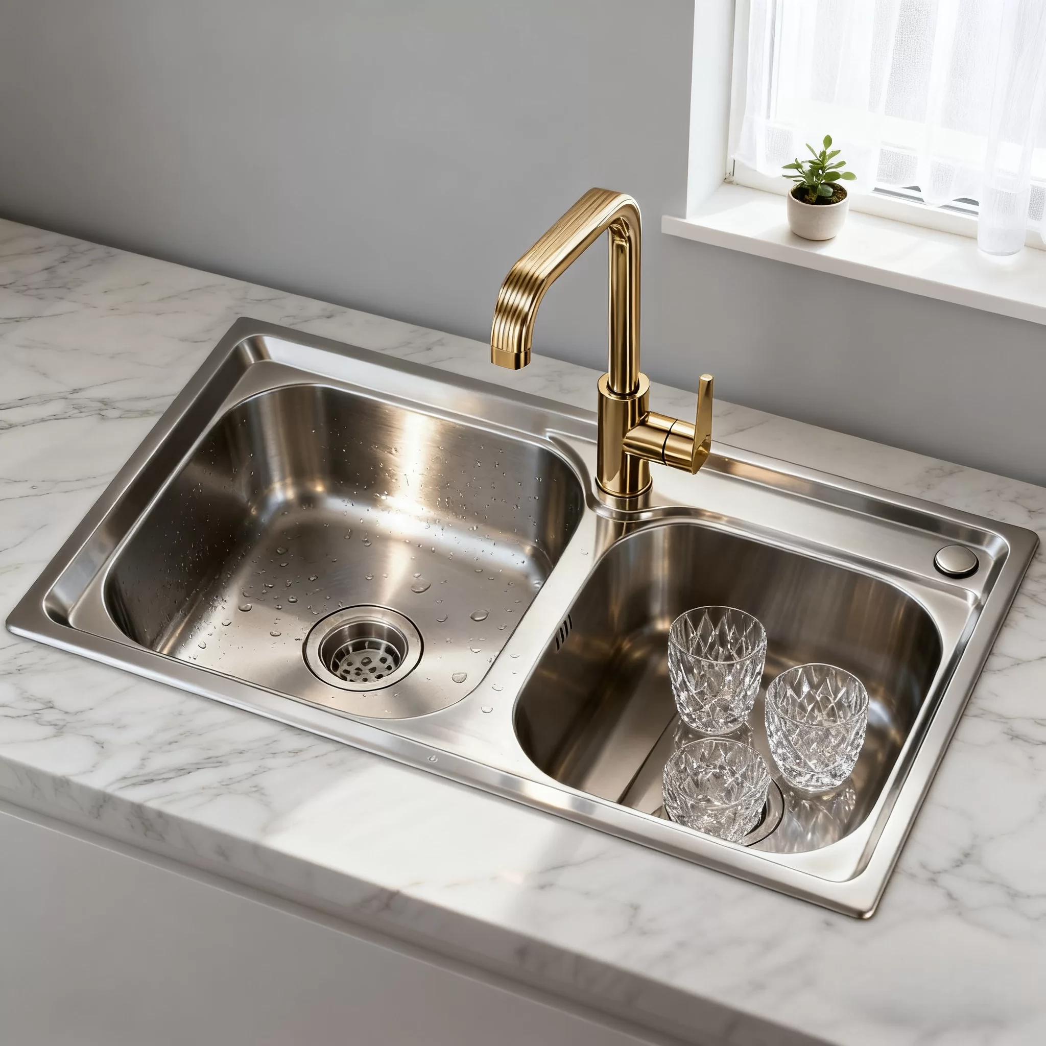 Çift Lavabo Çift Süzgeçli Paslanmaz Çelik vs Tek Kase Lavabo: Hangisi Daha İyi?