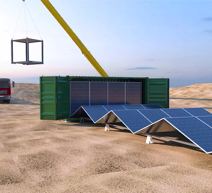 UAE Energy Arbitrage: On-grid Mobile Solar Container