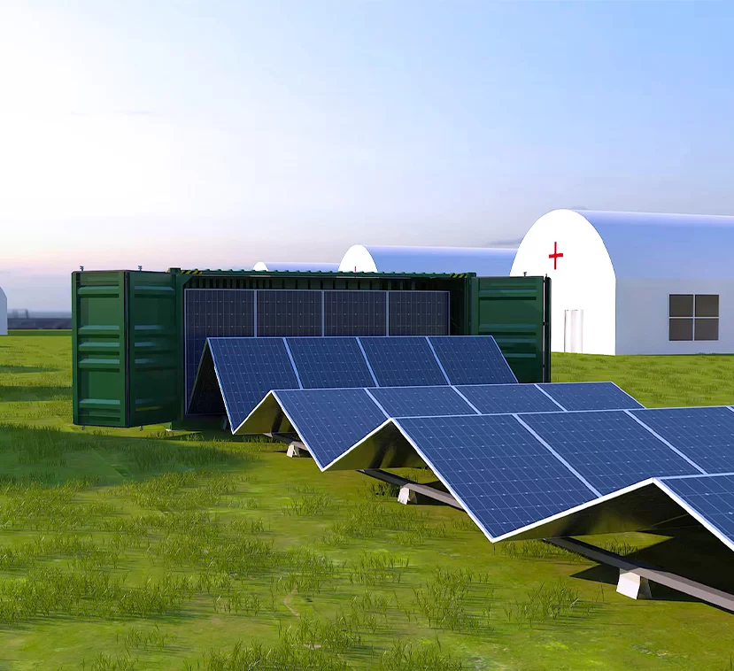 Sofia Mining Camp: Off-grid Solar Container