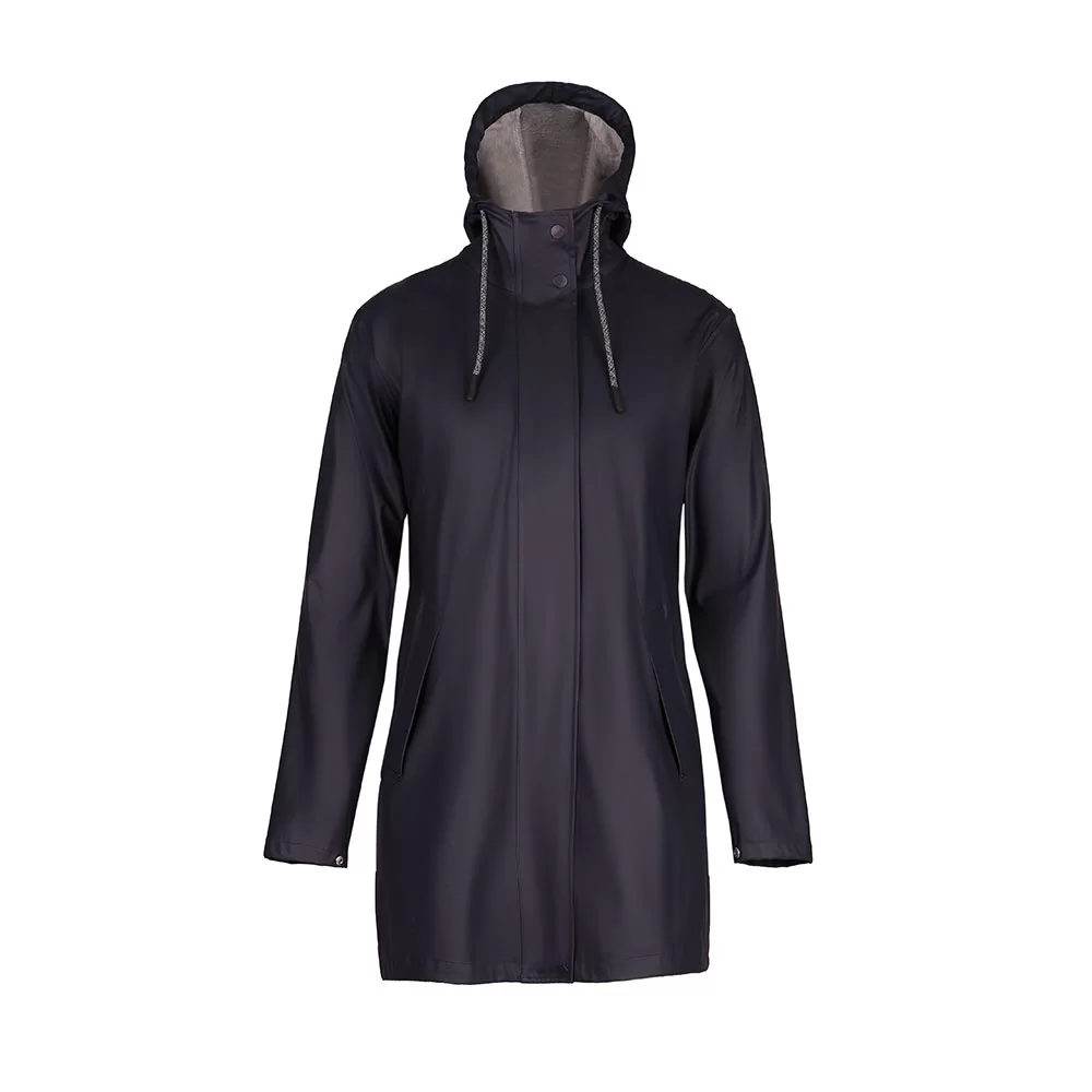 Cóta Báistí PU na mBan le Tacaíocht Melange