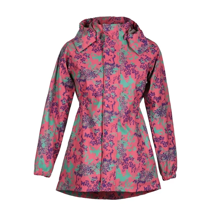 Printing Junior’s PU Raincoat with Lining
